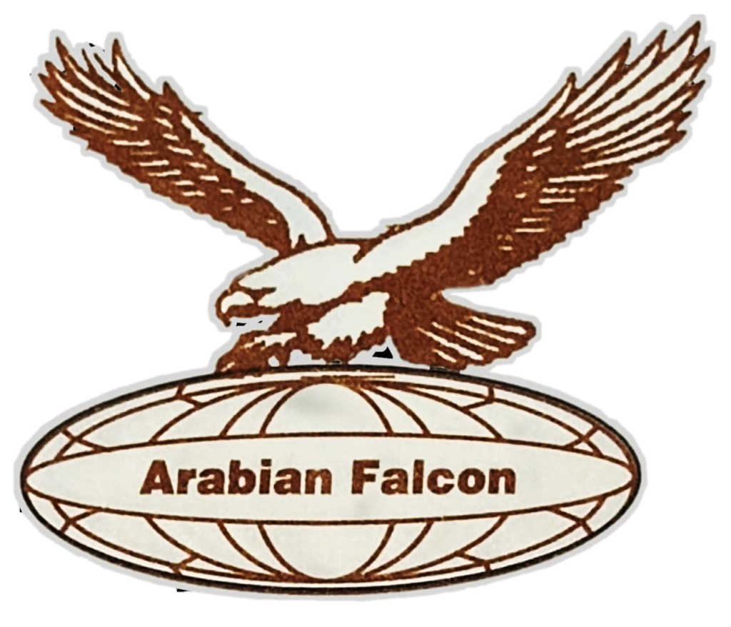 Arabian falcon metal kitchen logo
